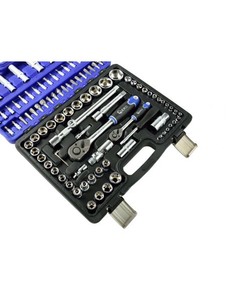 Zestaw kluczy nasadowych i torx 108 el. GEKO - G10101 - GEKO - 3
