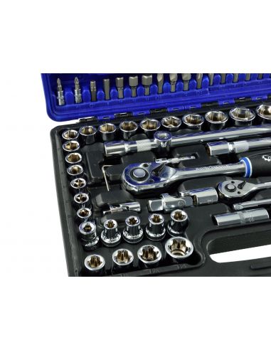Zestaw kluczy nasadowych i torx 108 el. GEKO - G10101 - GEKO - 8