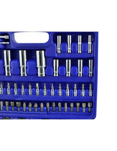 Zestaw kluczy nasadowych i torx 108 el. GEKO - G10101 - GEKO - 10