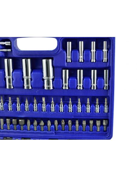 Zestaw kluczy nasadowych i torx 108 el. GEKO - G10101 - GEKO - 10