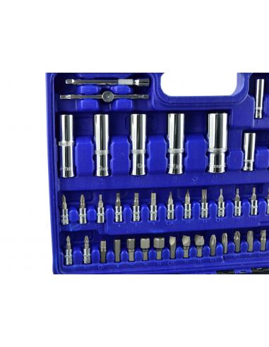Zestaw kluczy nasadowych i torx 108 el. GEKO - G10101 - GEKO - 11