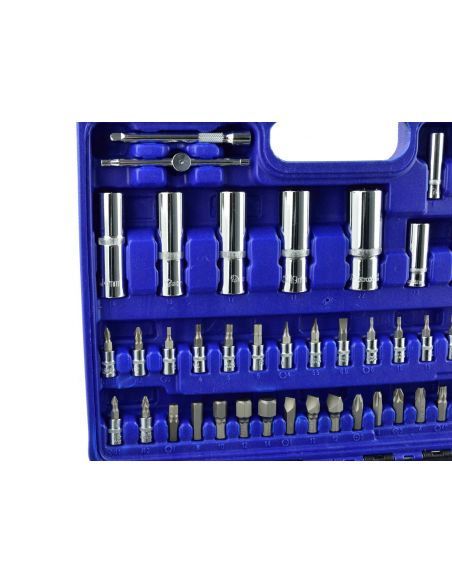 Zestaw kluczy nasadowych i torx 108 el. GEKO - G10101 - GEKO - 11