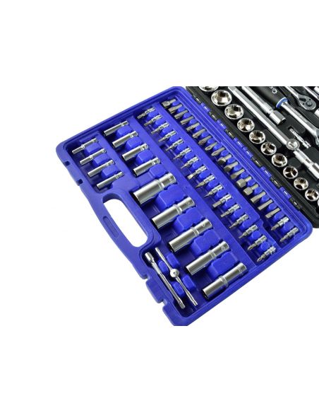Zestaw kluczy nasadowych i torx 108 el. GEKO - G10101 - GEKO - 12