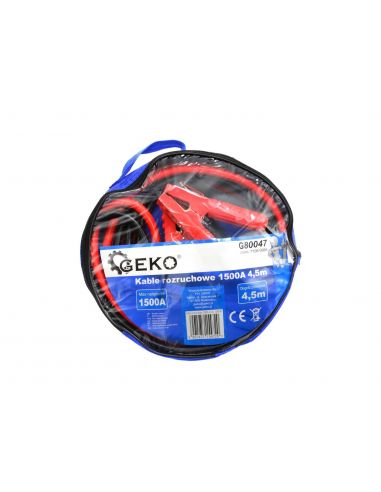 Kable rozruchowe GEKO 1500 A / 4,5 m - G80047 - GEKO - 1