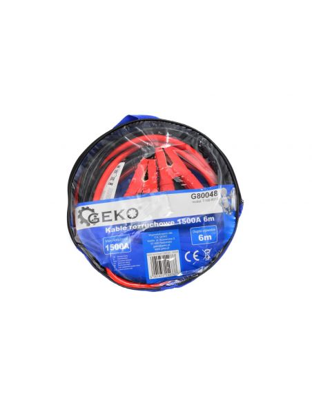 Kable rozruchowe GEKO 1500 A / 6 m - G80048 - GEKO - 1