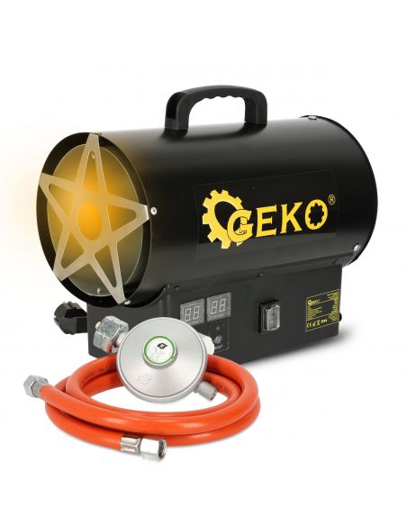 Nagrzewnica gazowa z reduktorem i termostatem 20 kW GEKO - G80411 - GEKO - 1