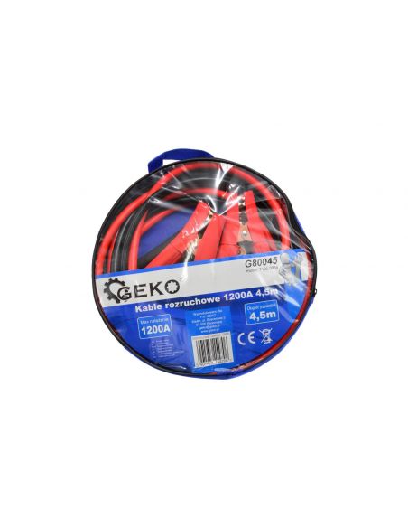 Kable rozruchowe GEKO 1200 A / 4,5 m - G80045 - GEKO - 1