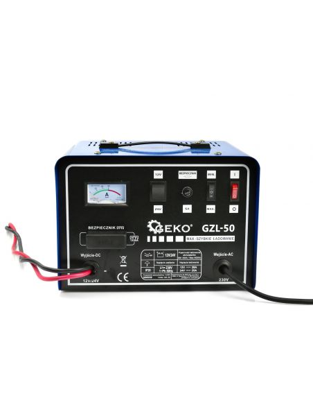 Prostownik samochodowy GEKO GZL-50 12 / 24 V - G80039 - GEKO - 2