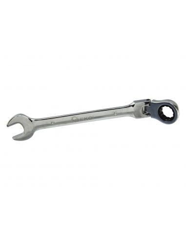 Komplet kluczy łamanych z grzechotką 8-19 mm 6 el. GEKO - G10339 - GEKO - 5